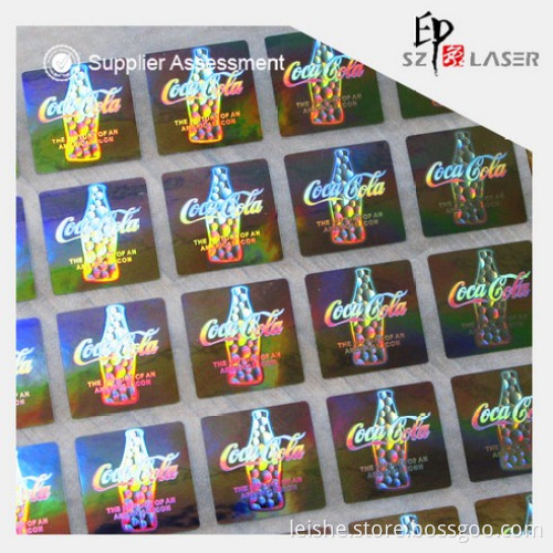 hologram digital lens sticker